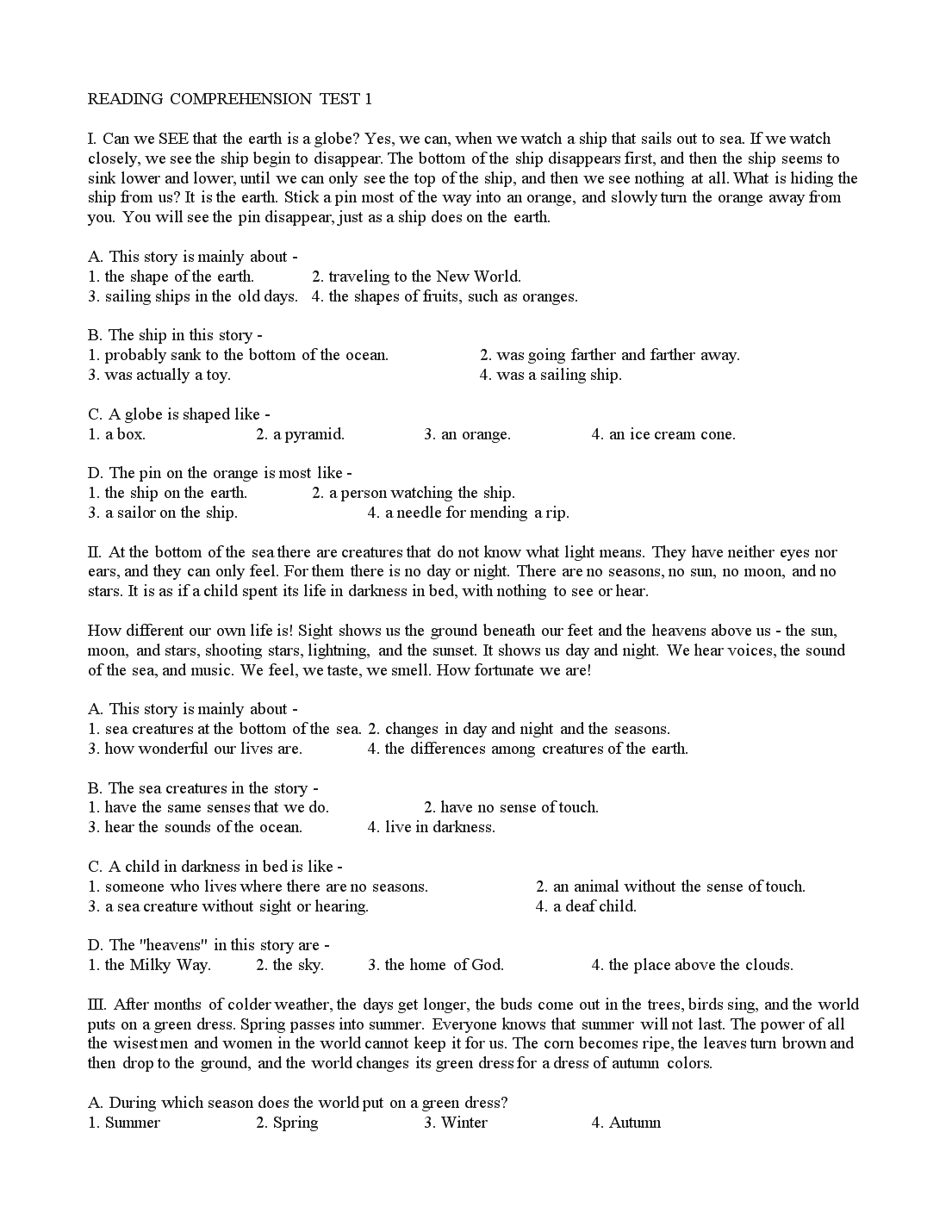 Reading Comprehension Test 1 TaiLieuHay vn
