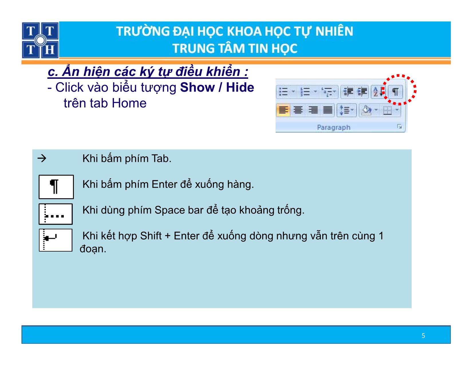 Tổng quan về microsoft word trang 5