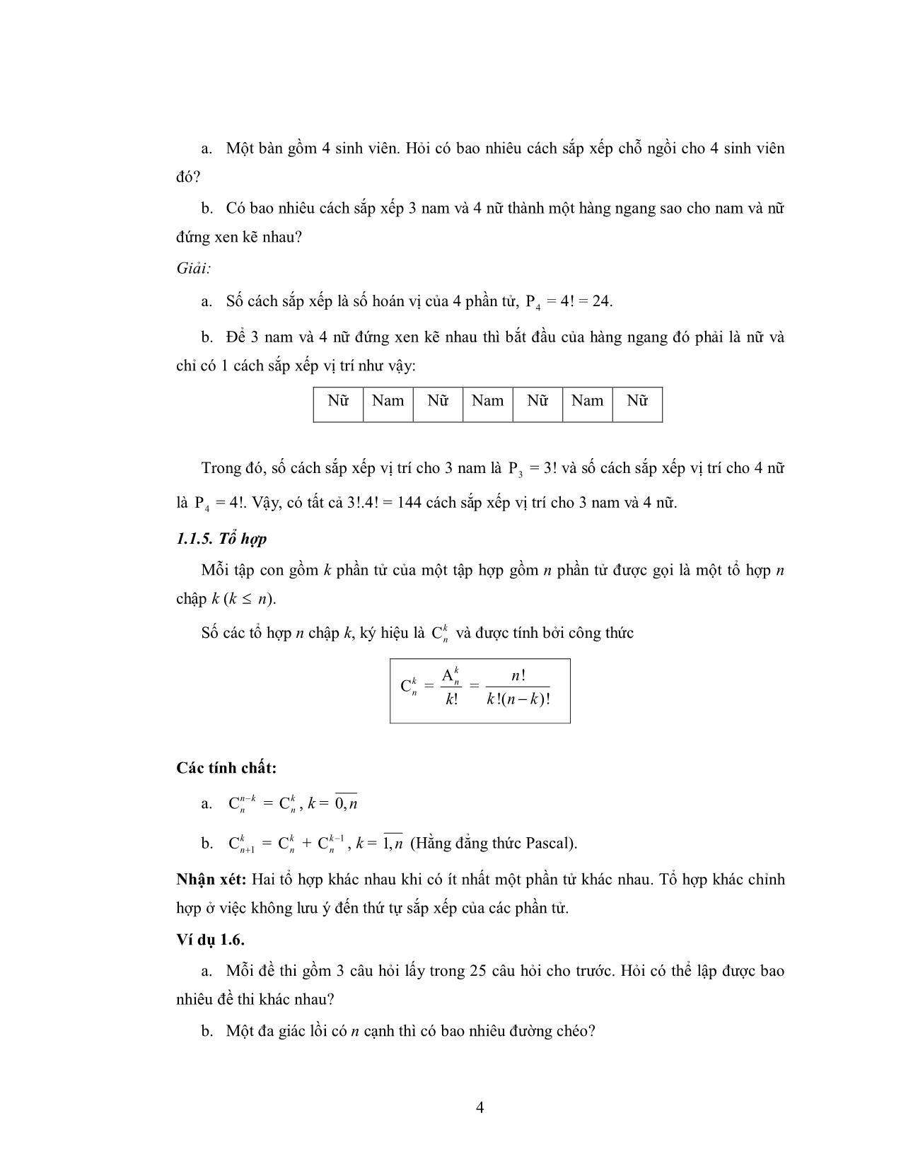 Bài giảng Các khái niệm cơ bản về xác suất trang 4