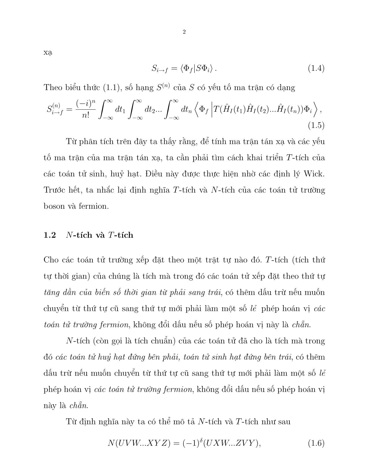 Bài giảng Định lý Wick trang 2
