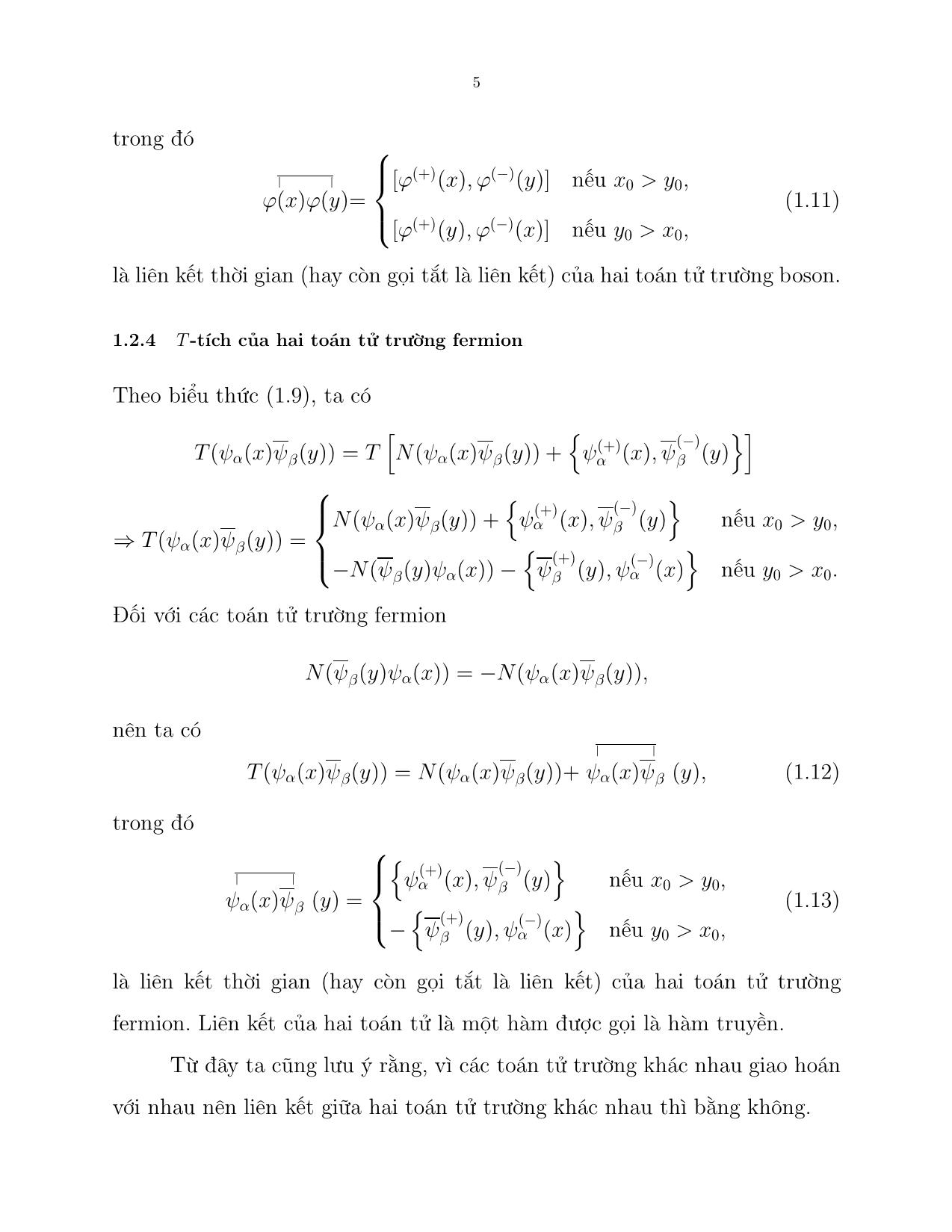 Bài giảng Định lý Wick trang 5