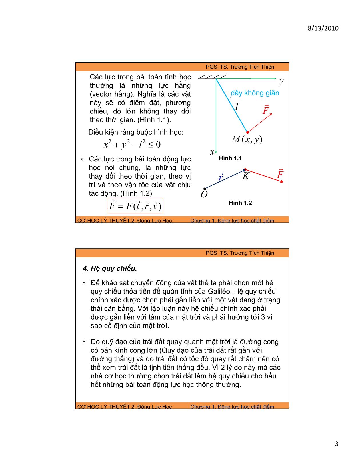 Bài giảng Động lực học trang 3