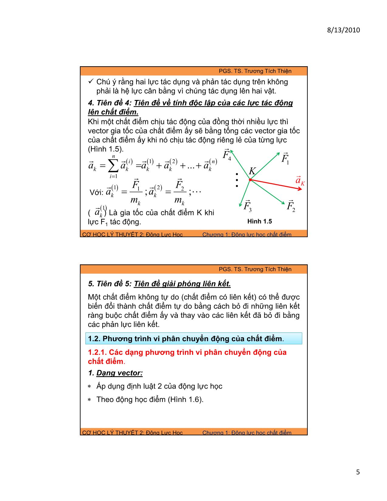 Bài giảng Động lực học trang 5