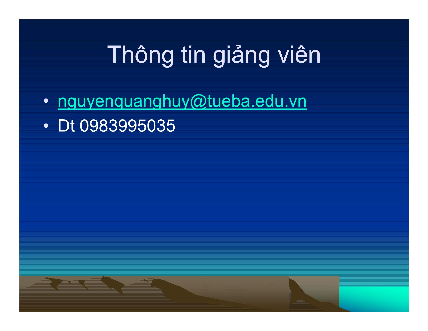 Bài giảng Luật hành chính Việt Nam - Nguyễn Quang Huy trang 3