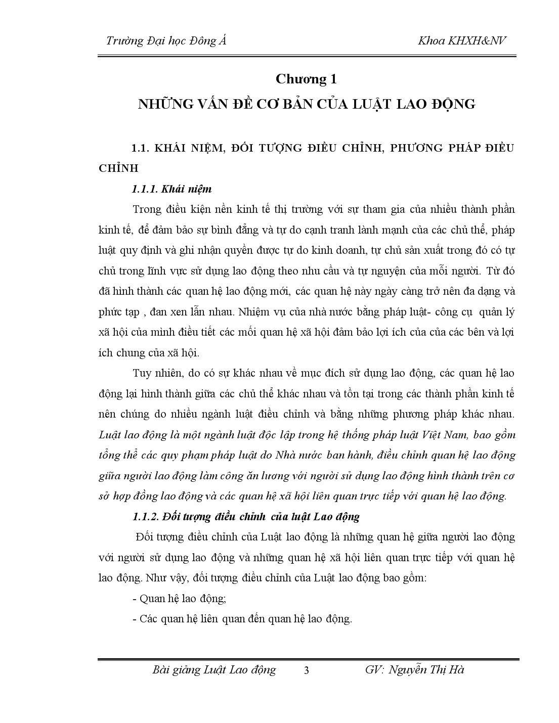 Bài giảng luật lao động Việt Nam trang 3