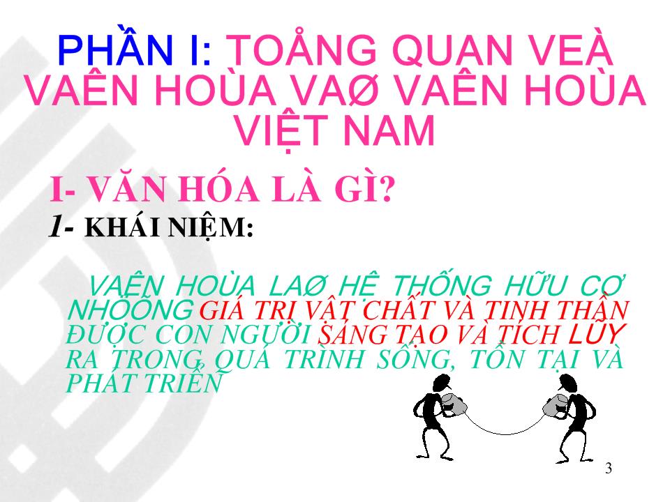 Bài giảng Môn học cơ sở văn hóa Việt Nam trang 3