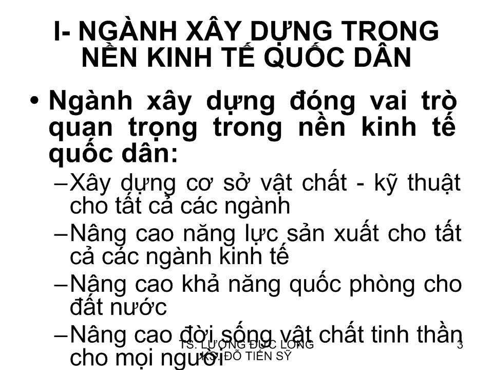 Bài giảng Tổ chức quản lý xây dựng cơ bản trang 3