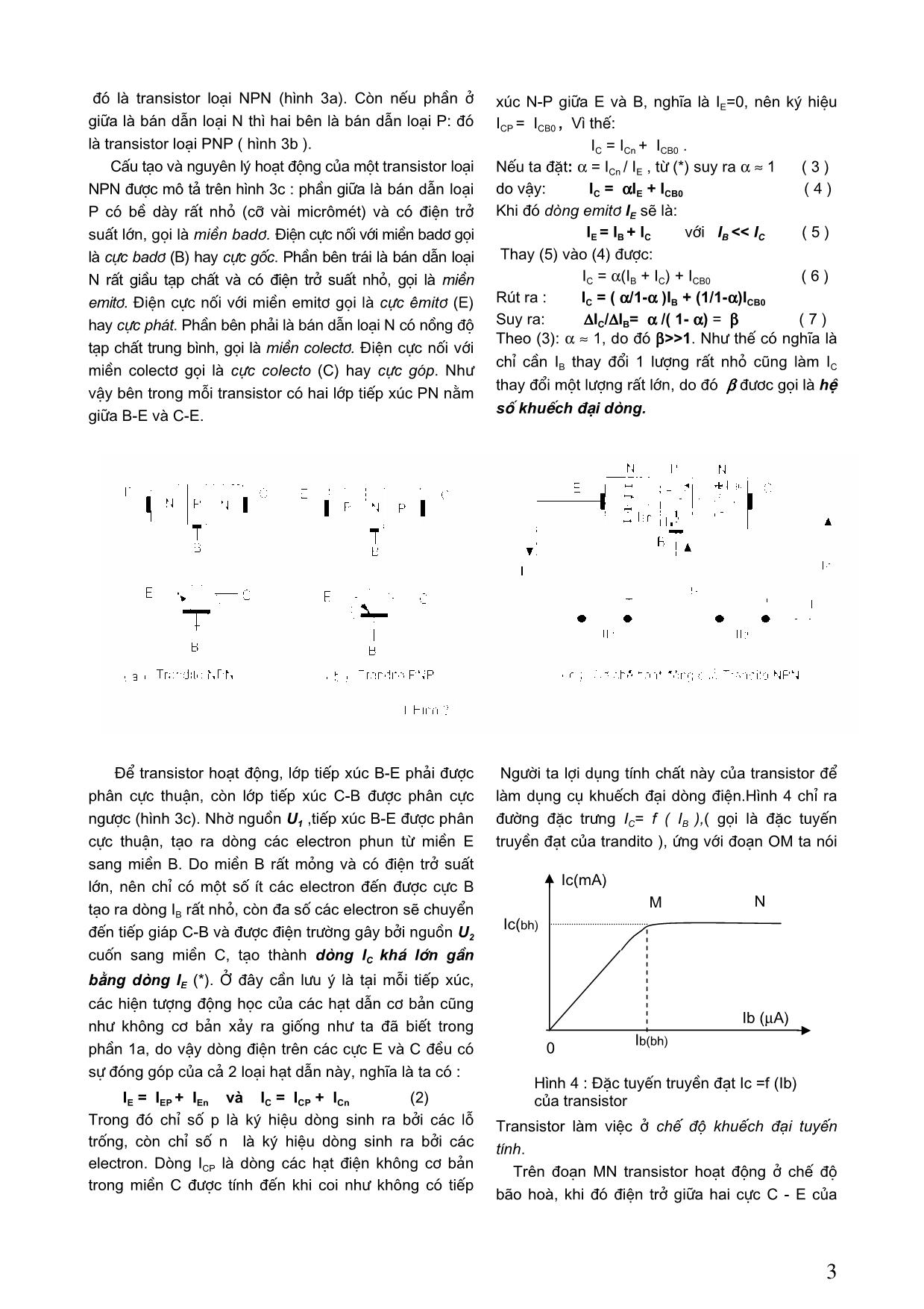 Khảo sát đặc tính của diode và transistor trang 3