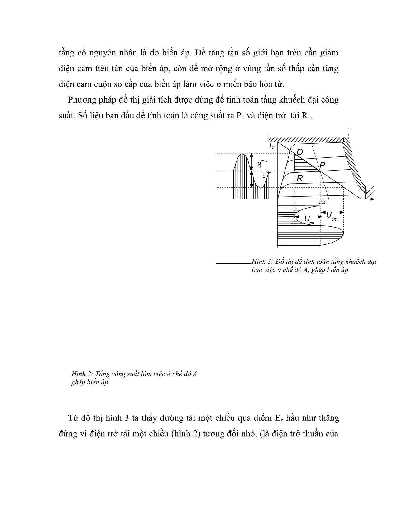 Luận văn Mạch khuếch đại công suất tranzito trang 5