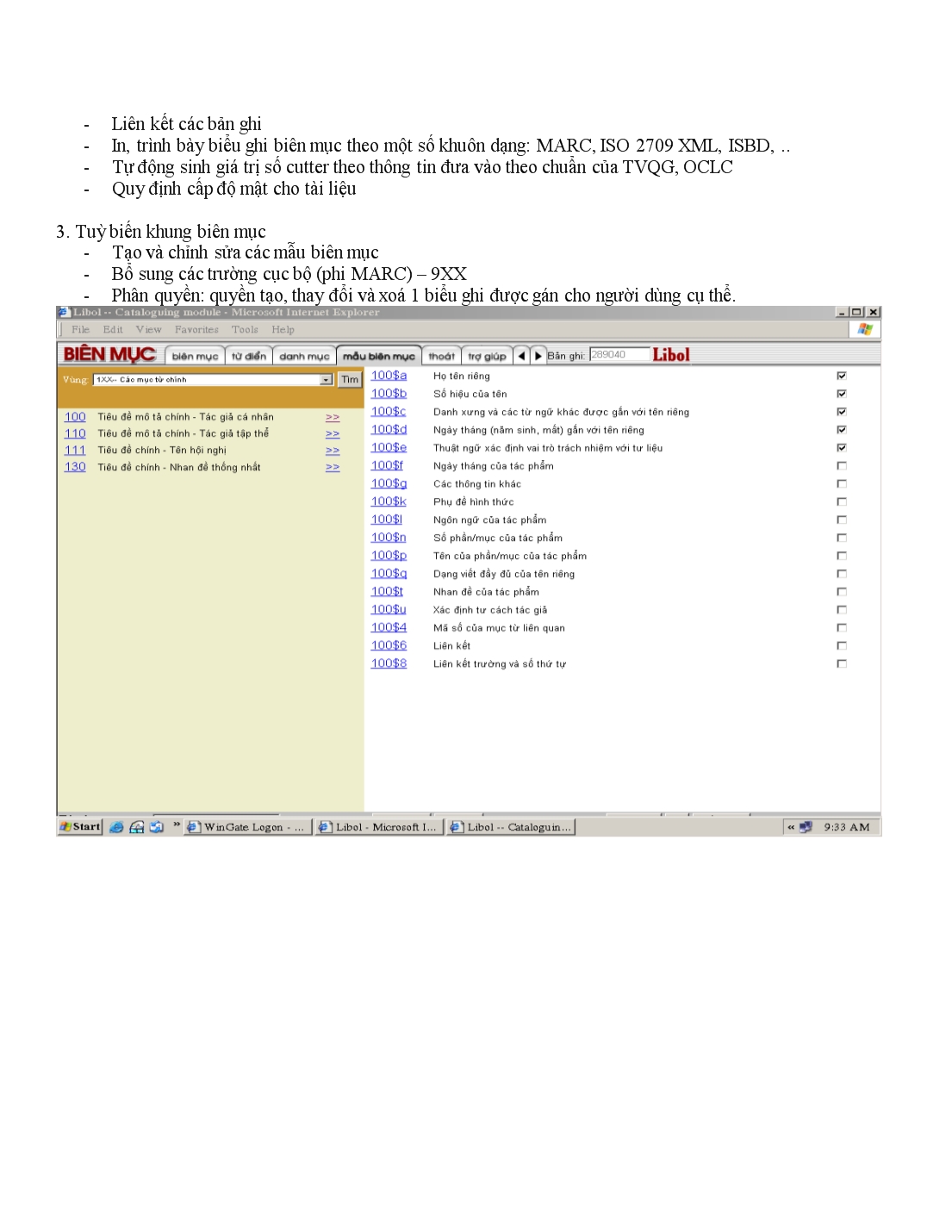 Yêu cầu chi tiết các phân hệ của phần mềm quản trị thư viện tích hợp libol trang 4