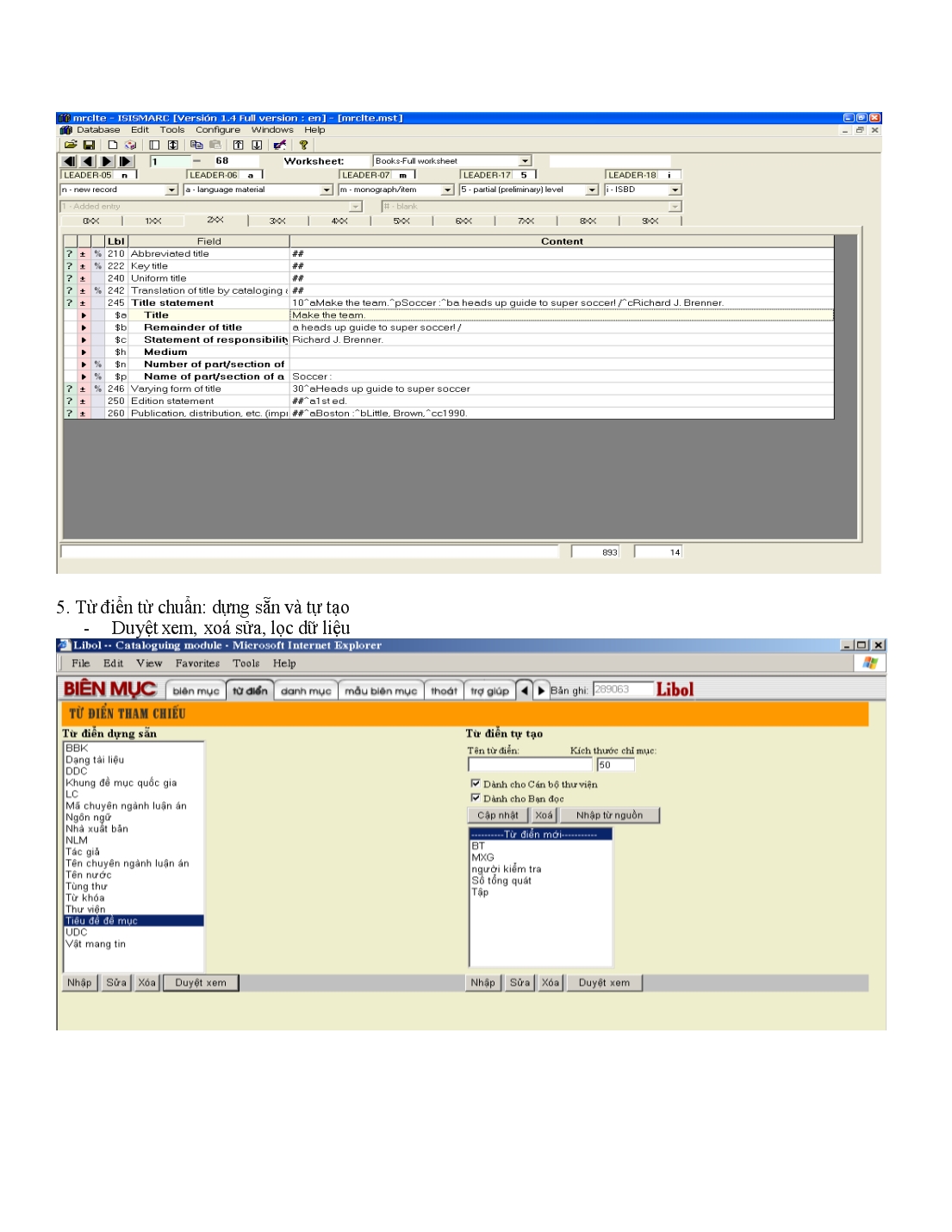 Yêu cầu chi tiết các phân hệ của phần mềm quản trị thư viện tích hợp libol trang 5