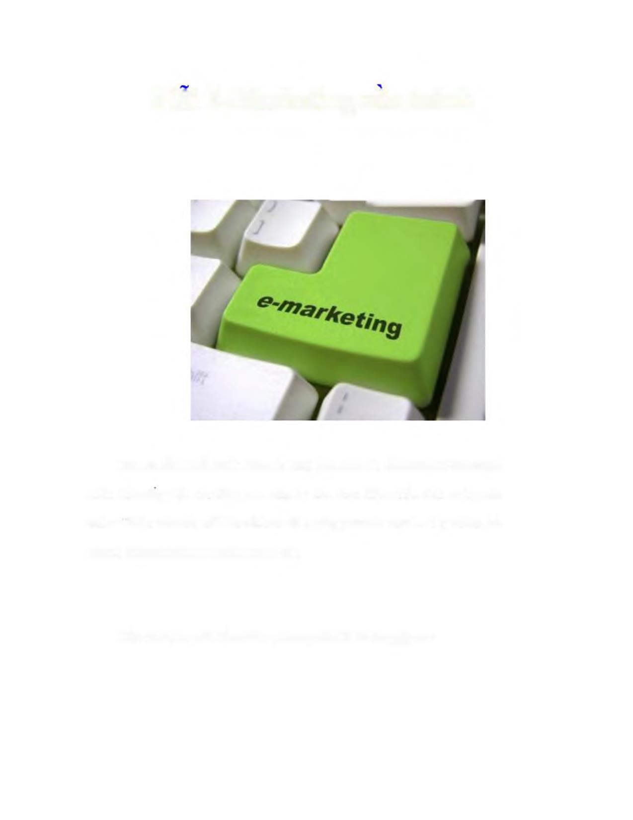 5 lỗi E-Marketing cần tránh trang 1