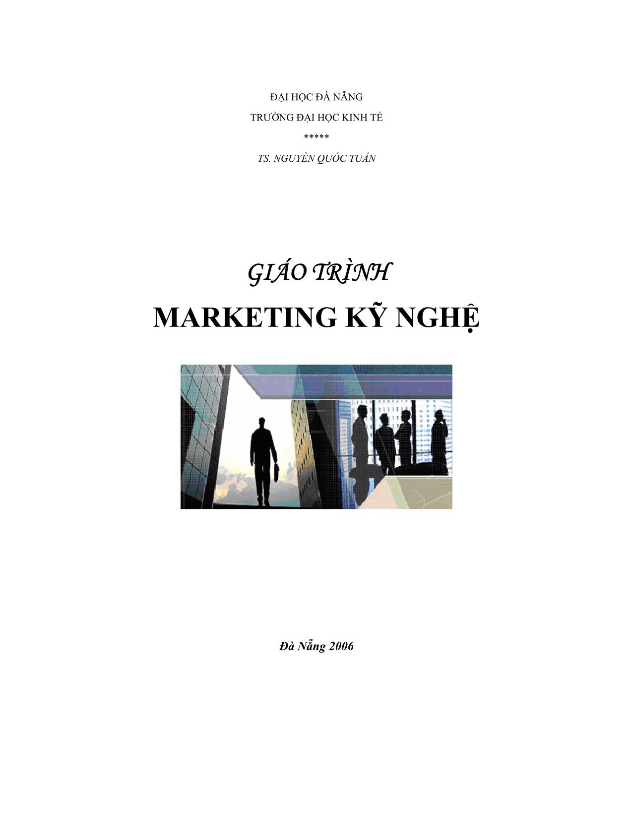 Giáo trình Marketing kỹ nghệ trang 1
