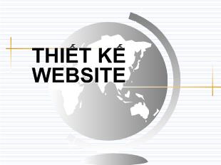 Bài giảng Thiết kế Website