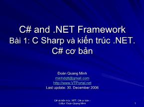 C# and .NET Framework