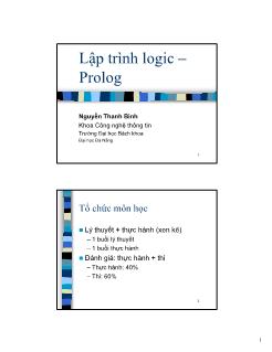 Lập trình logic Prolog