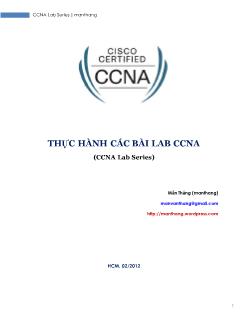 Thực hành các bài Lab CCNA
