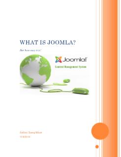 What is joomla?