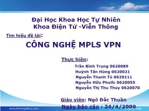 Đề tài Công nghệ MPLS VPN