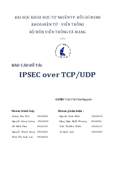 Đề tài IPSEC over TCP/UDP