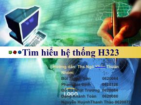 Đề tài Tìm hiểu hệ thống H323