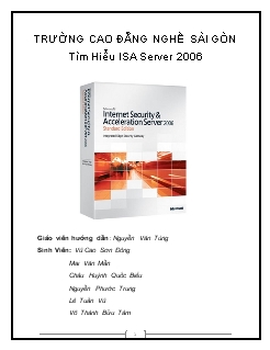 Đề tài Tìm hiểu ISA Server 2006
