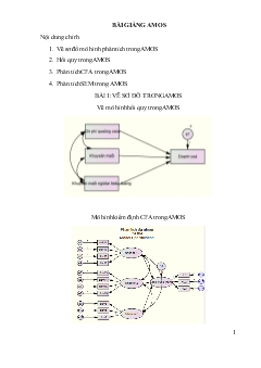Bài giảng amos