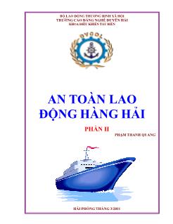 Bài giảng An ninh, an toàn và quản lý nhân sự trên tàu