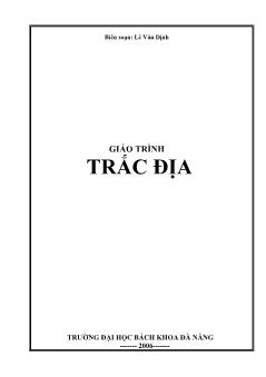 Giáo trình trắc địa