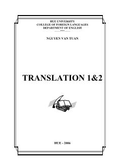 Theory of translation
