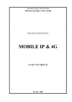 Luận văn Mobile IP & 4G